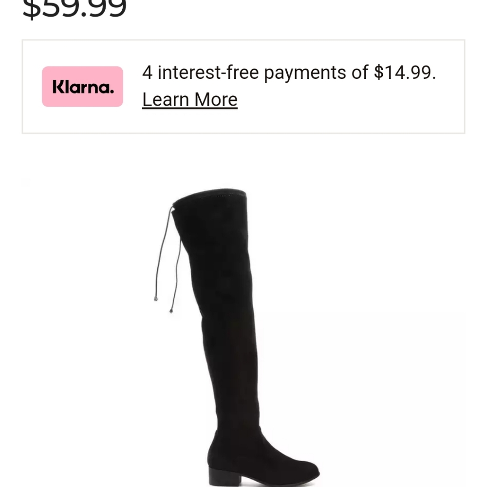 Over knee high boots. Brand- Ynot? Black soft size 7.5